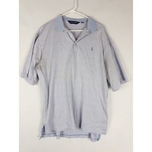 Polo Ralph Lauren‎ Golf Polo Shirt Mens L Houndstooth Short Sleeve Pima Cotton